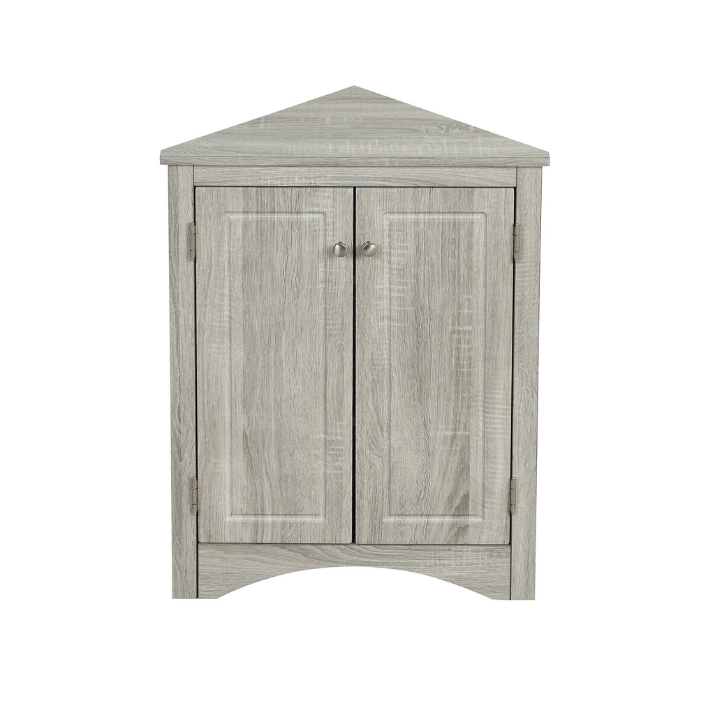 Triangle Bathroom Storage Cabinet, Adjustable Shelves