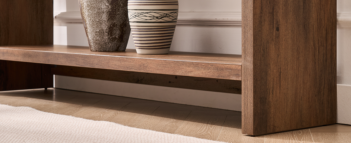 55 Inch Narrow Console Table with Drawers
