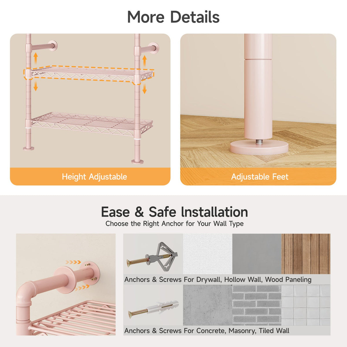 Wall Mounted Industrial Pipe Closet System