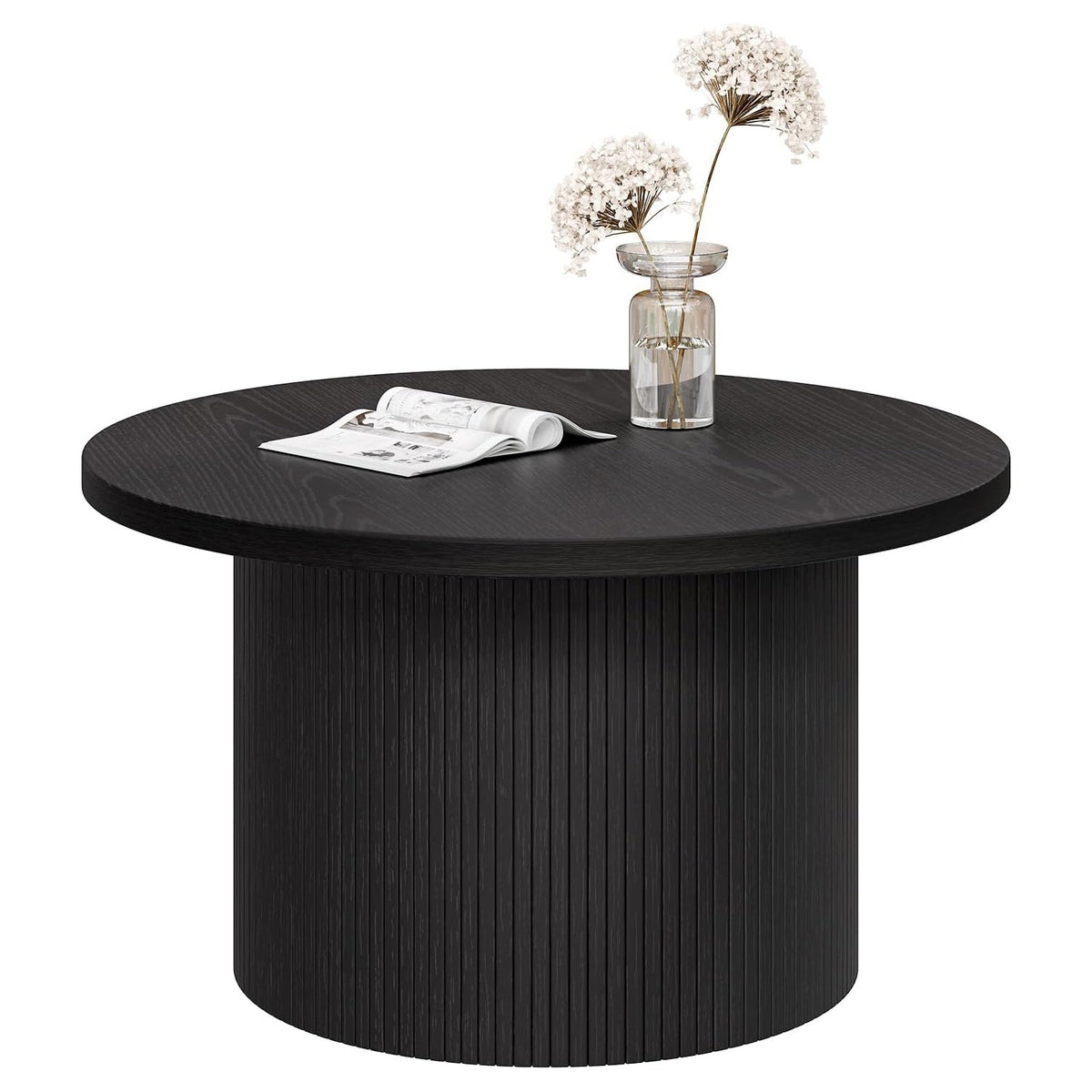 31.5 Inch Round Drum Coffee Table