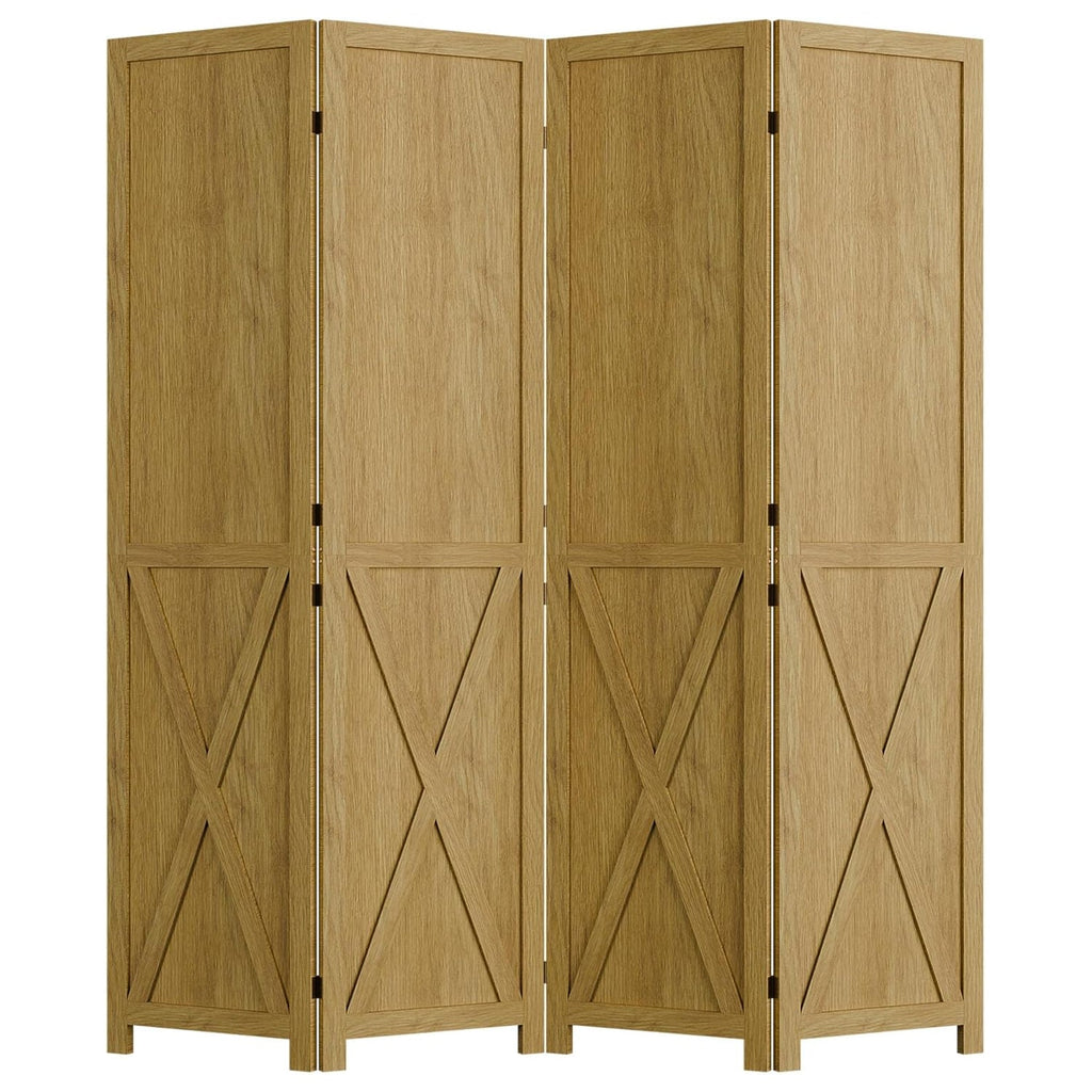 5.5 ft Solid Wood Folding Room Divider