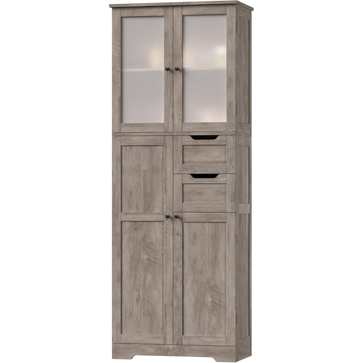 67 in Tall Bathroom Storage Cabinet with Drawers