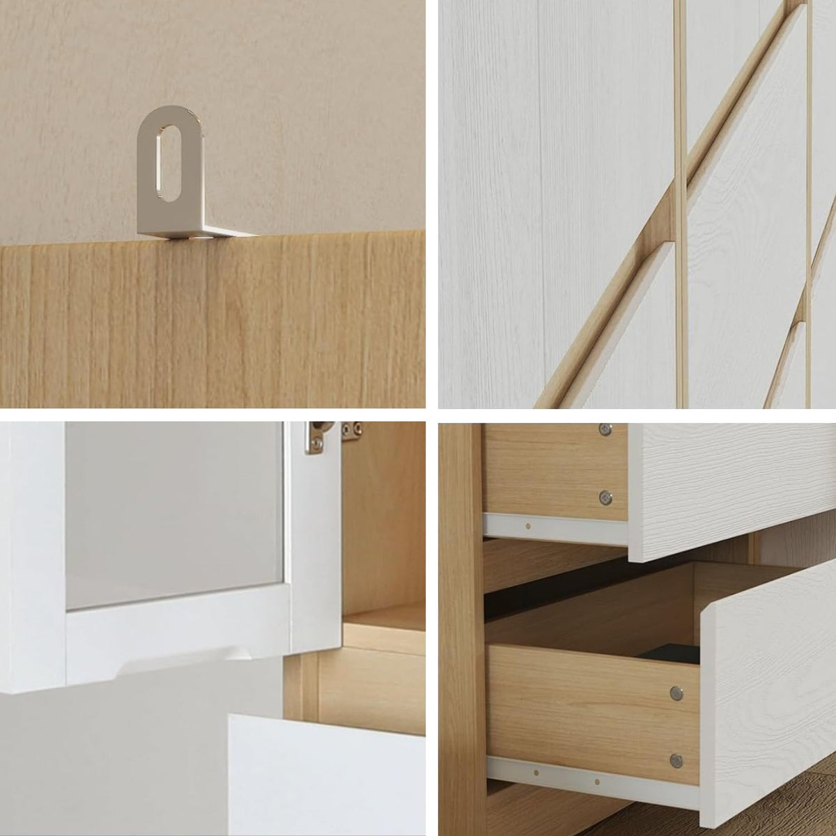 4-Piece Combination File Cabinet and Bookcase Set (AACC)