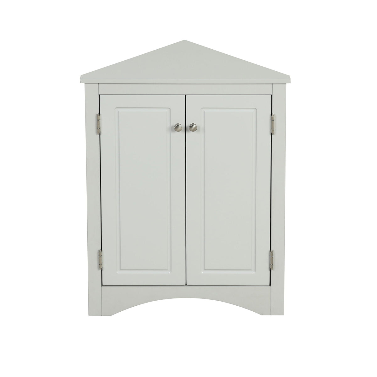 Triangle Bathroom Storage Cabinet, Adjustable Shelves