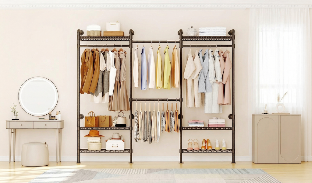 Wall Mounted Industrial Pipe Closet System