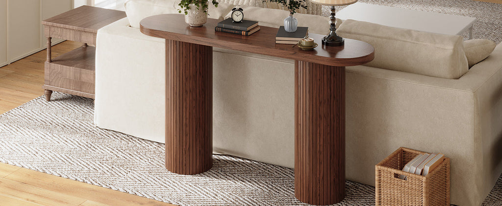 55-Inch Entryway Console Table for Hallway or Sofa