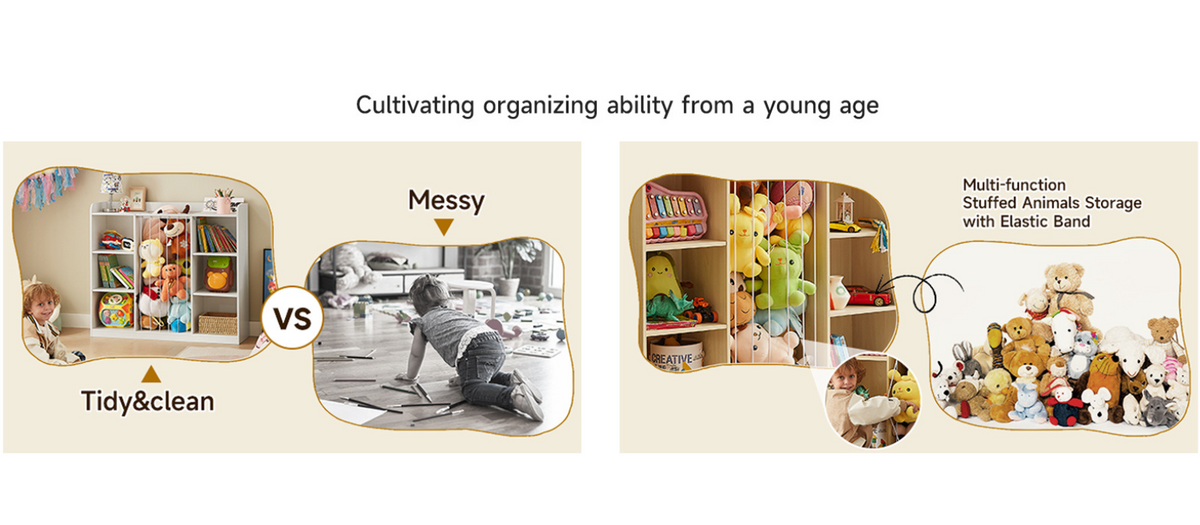 Kids Toy Storage Organizer with 6 Cubbies