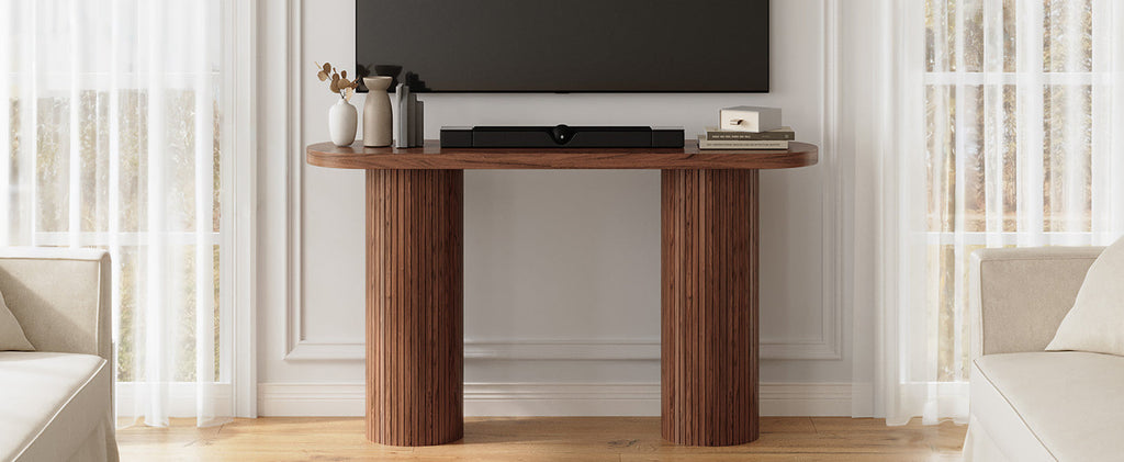55-Inch Entryway Console Table for Hallway or Sofa