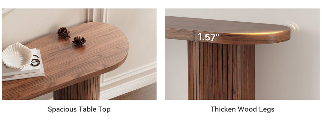 55-Inch Entryway Console Table for Hallway or Sofa