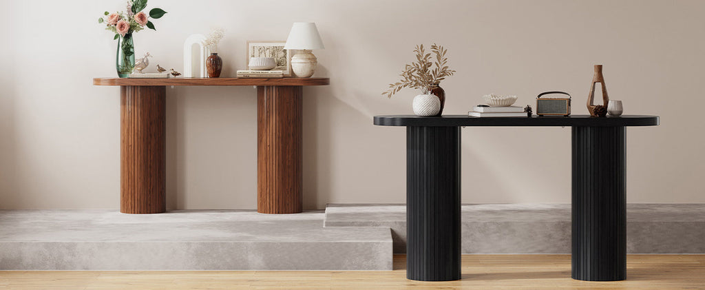 55-Inch Entryway Console Table for Hallway or Sofa