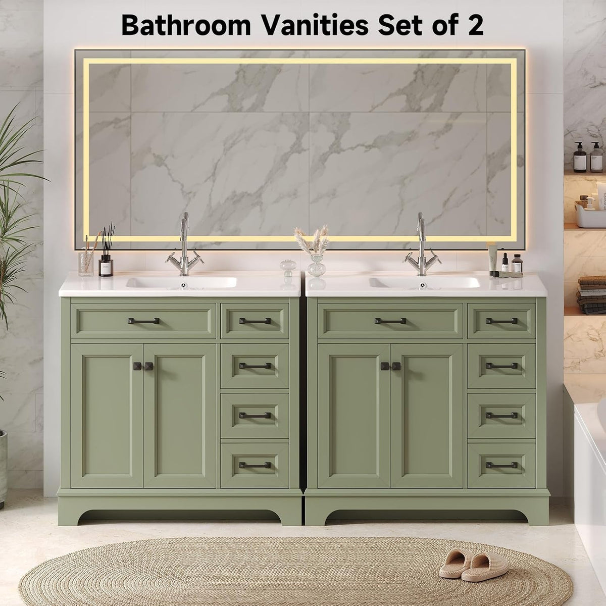 36 Inch Freestanding Bathroom Vanity with Sink