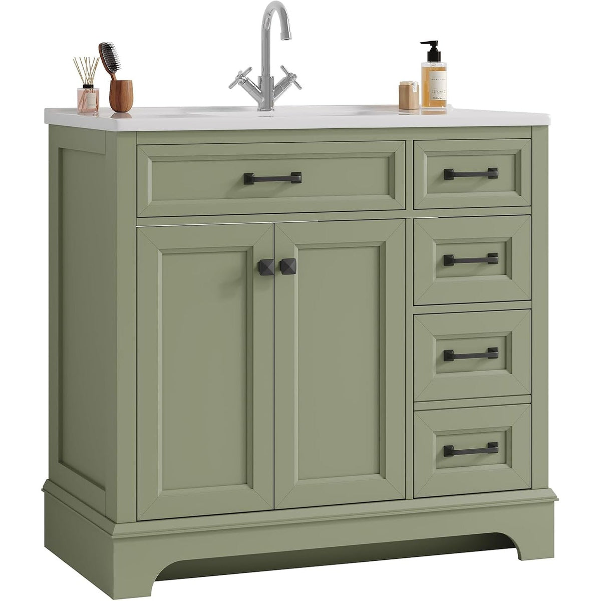 36 Inch Freestanding Bathroom Vanity with Sink