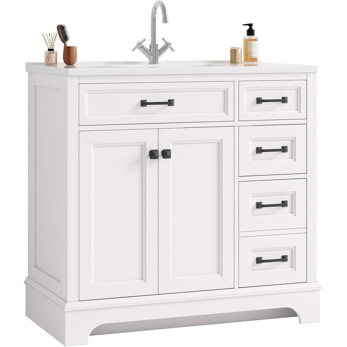 36 Inch Freestanding Bathroom Vanity with Sink