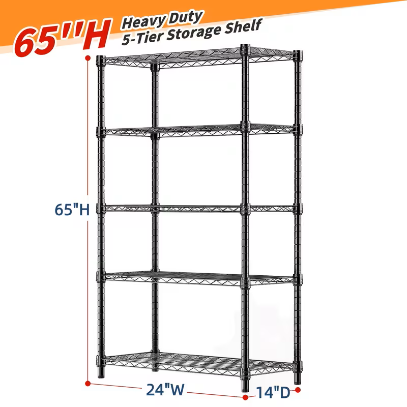 Adjustable Wire Shelving Rack