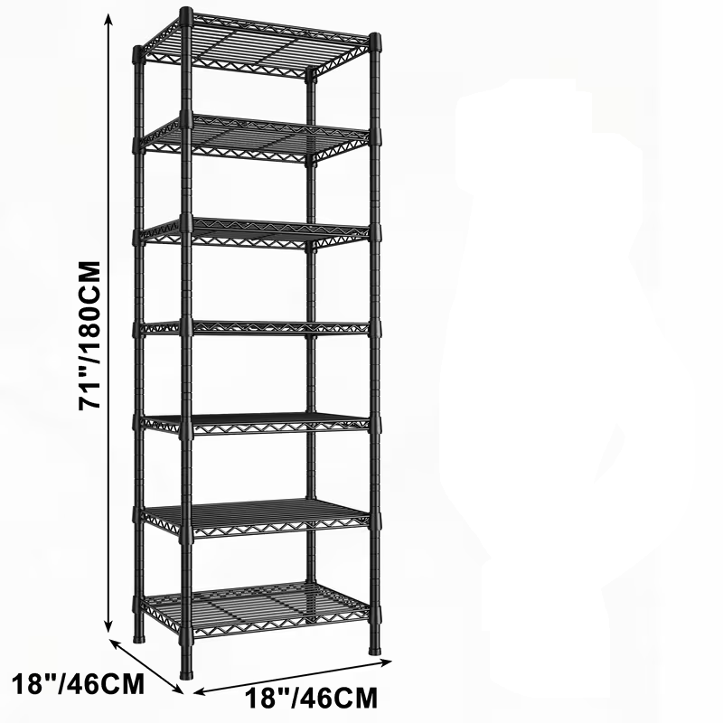 Adjustable Wire Shelving Rack