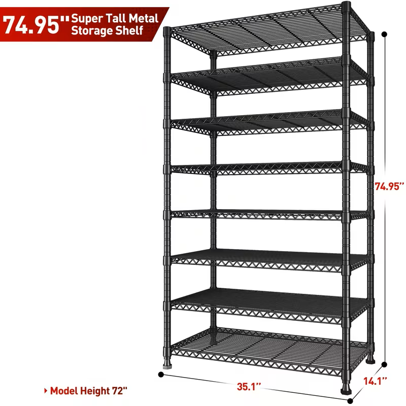 Adjustable Wire Shelving Rack