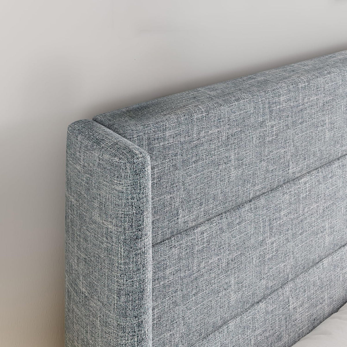 Lift Up Storage Bed Frame with Wingback Headboard