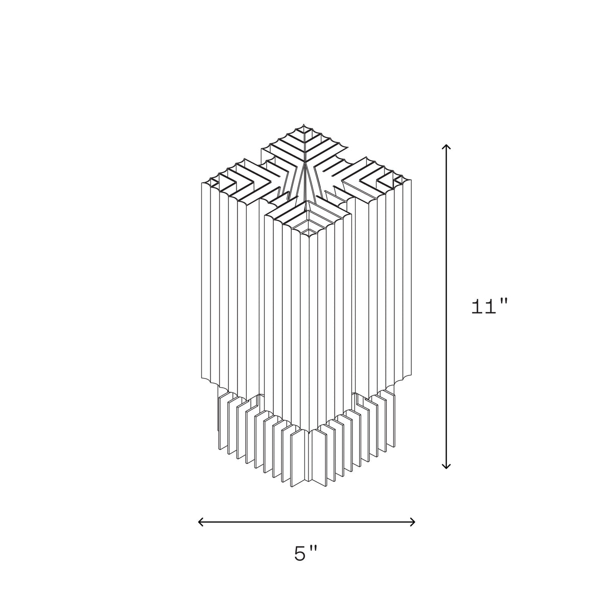 Brut Sculptural Table Lamp