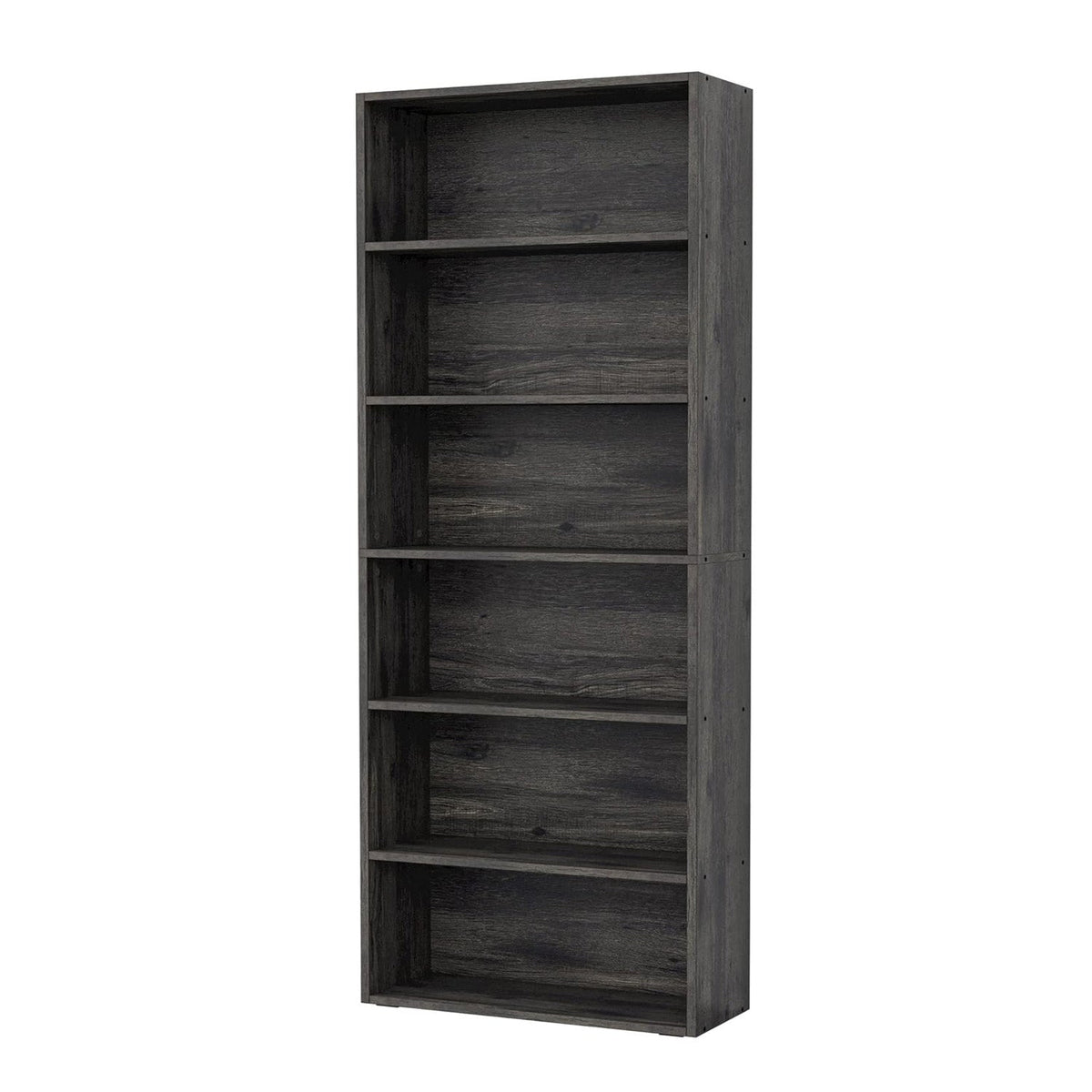 70 Inch Industrial 6-Shelf Floor Standing Bookshelf