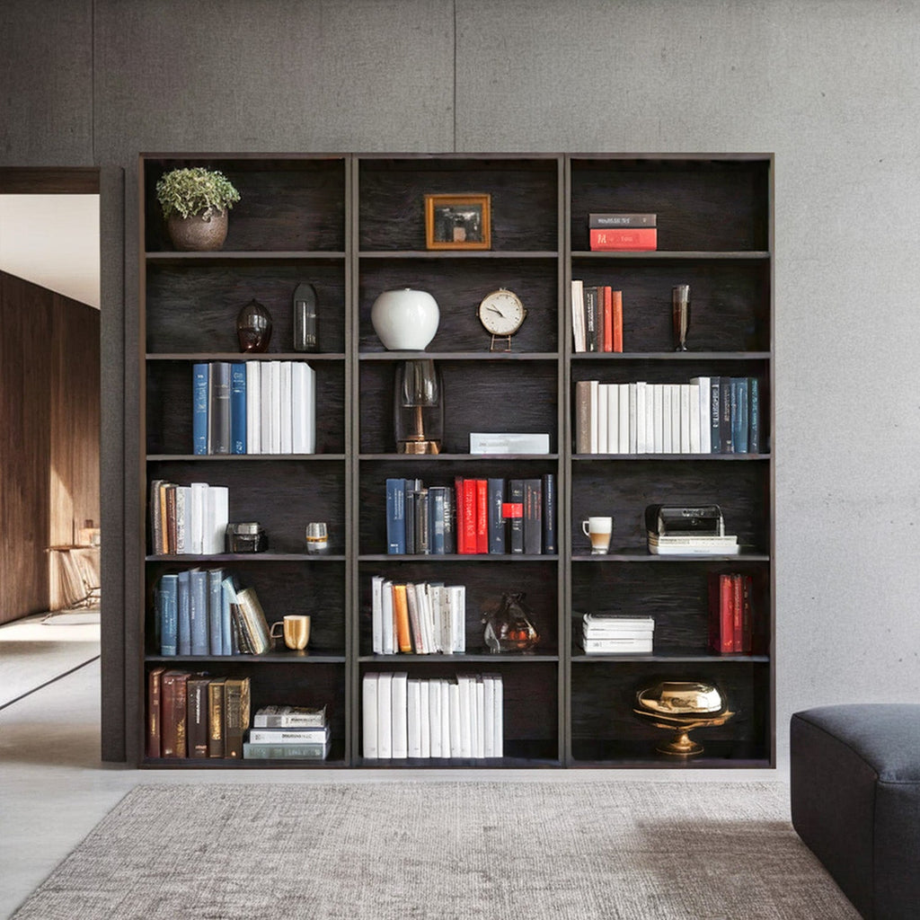 70 Inch Industrial 6-Shelf Floor Standing Bookshelf