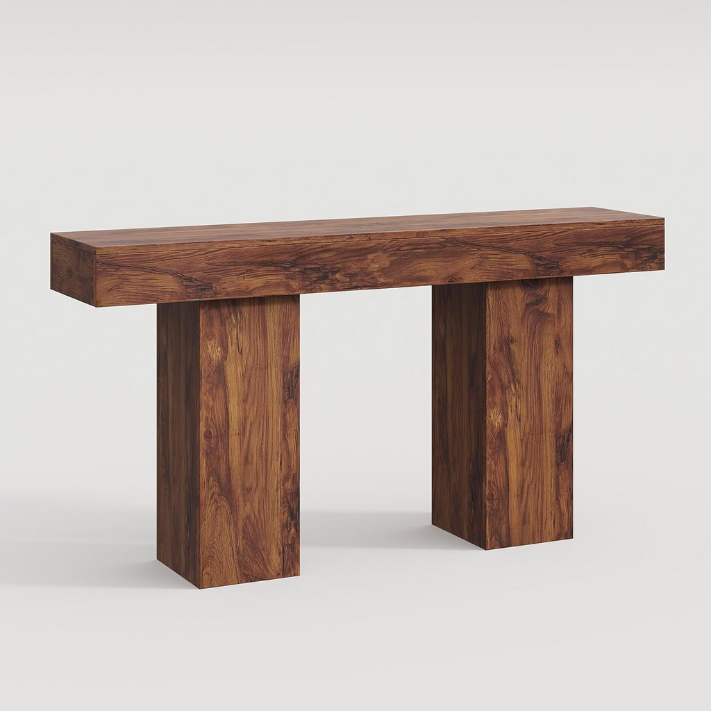 63 Inch Farmhouse Narrow Entryway Console Table