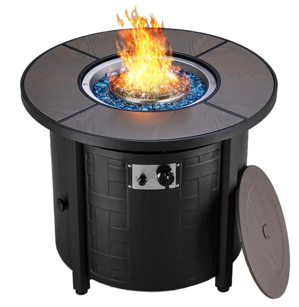 30-Inch Propane Fire Pit Table, 50,000 BTU