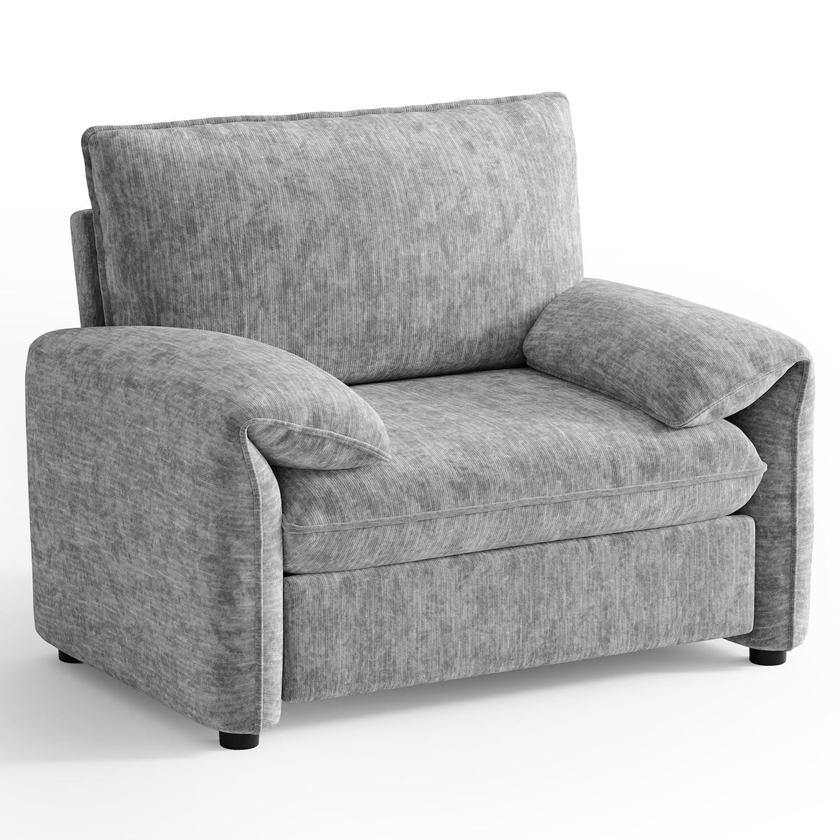 42.1 Inch Oversized Chenille Accent Reading Chair