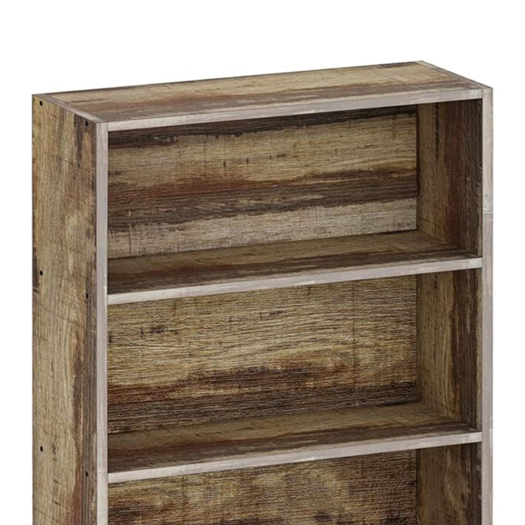 70 Inch Industrial 6-Shelf Floor Standing Bookshelf