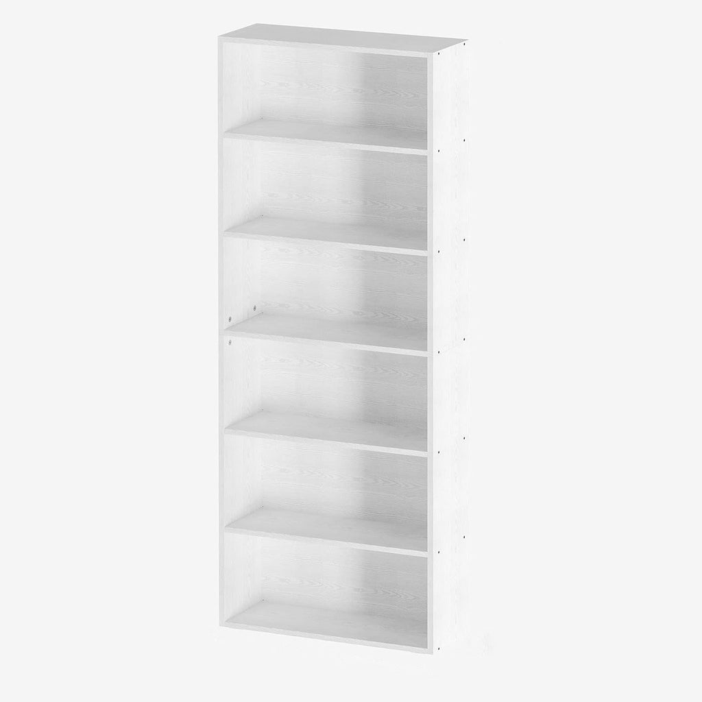 70 Inch Industrial 6-Shelf Floor Standing Bookshelf