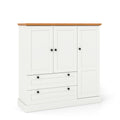 47.5 Inch Kitchen Storage Cabinet, 3 Doors 2 Drawers