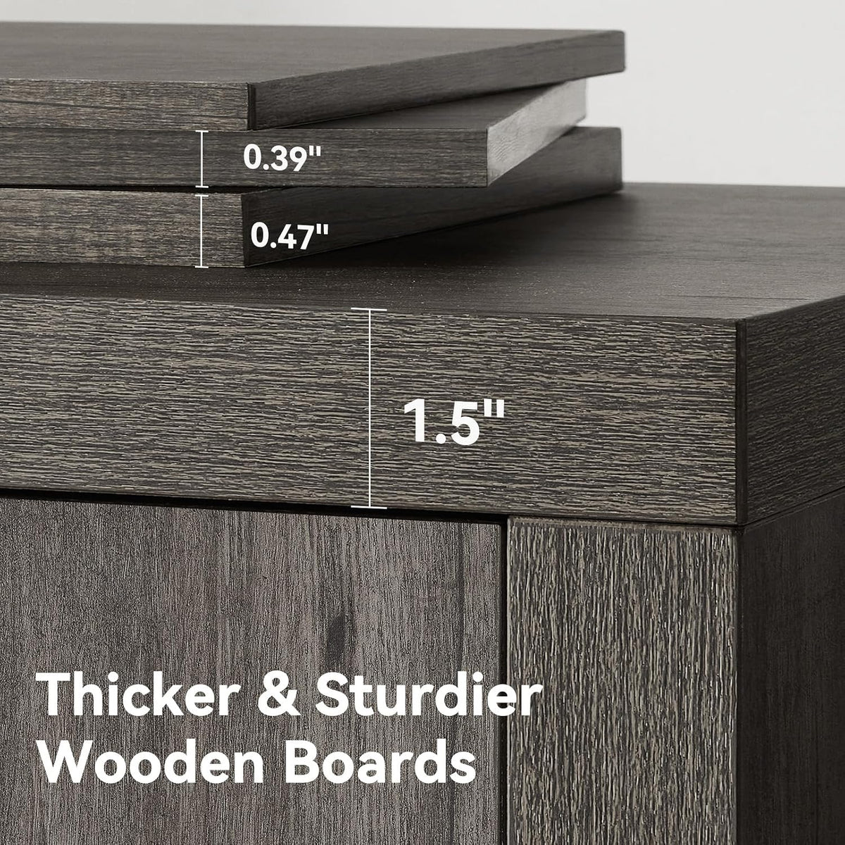 47 Inch Shoe Storage Cabinet for 30 Pairs