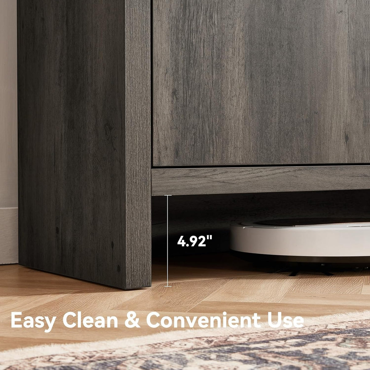 47 Inch Shoe Storage Cabinet for 30 Pairs
