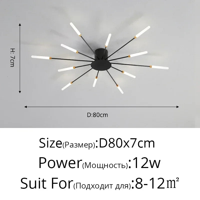 Modern Minimalist LED Chandelier Pendant Light