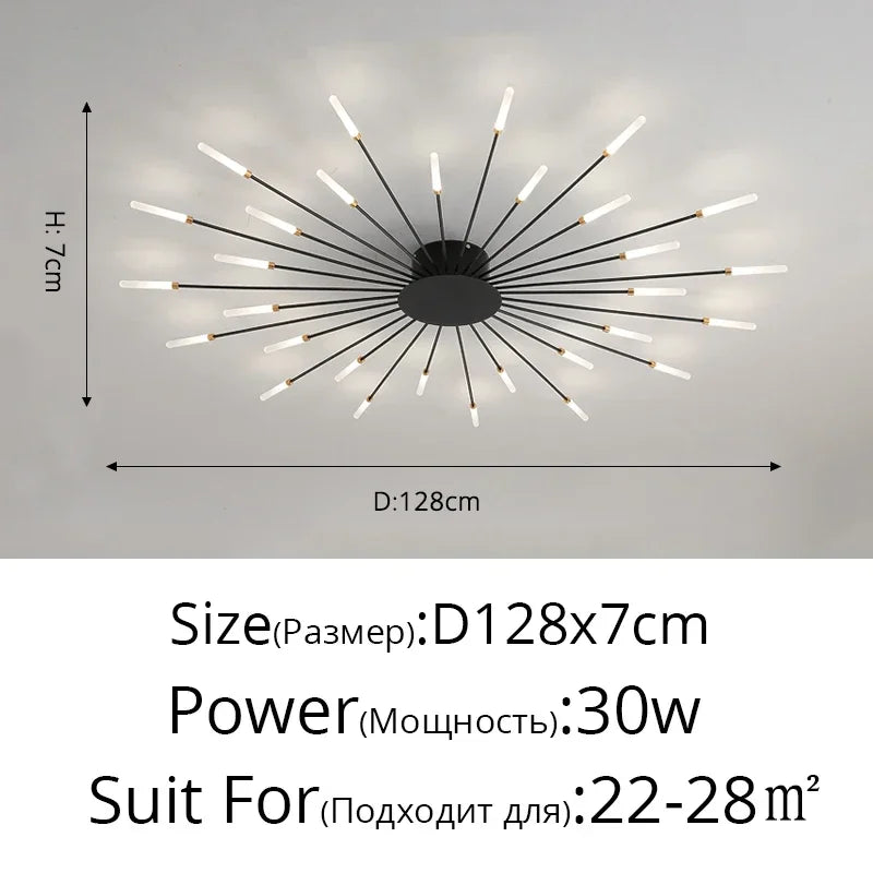 Modern Minimalist LED Chandelier Pendant Light