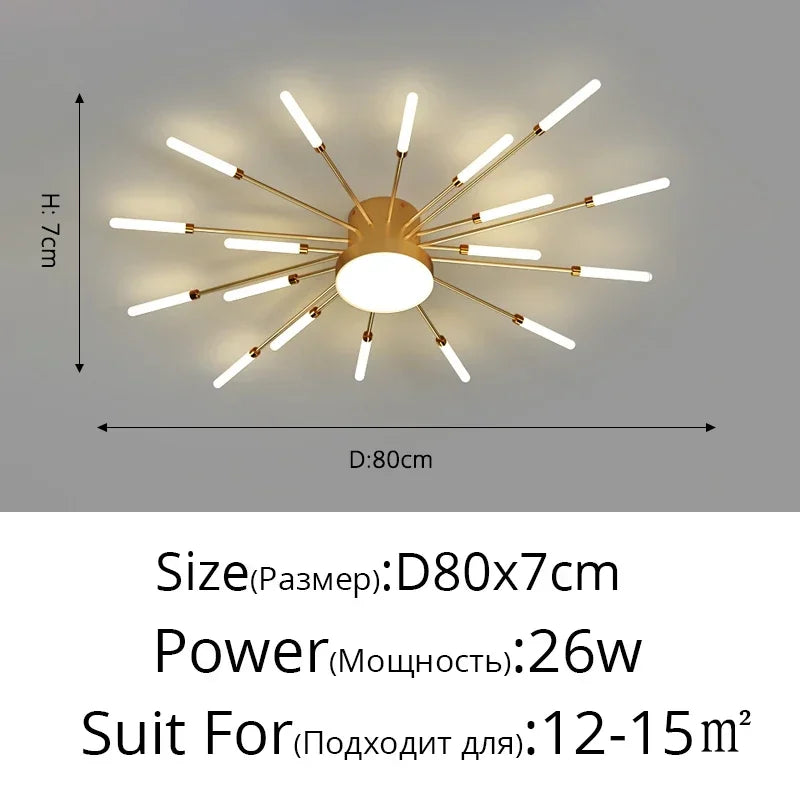 Modern Minimalist LED Chandelier Pendant Light