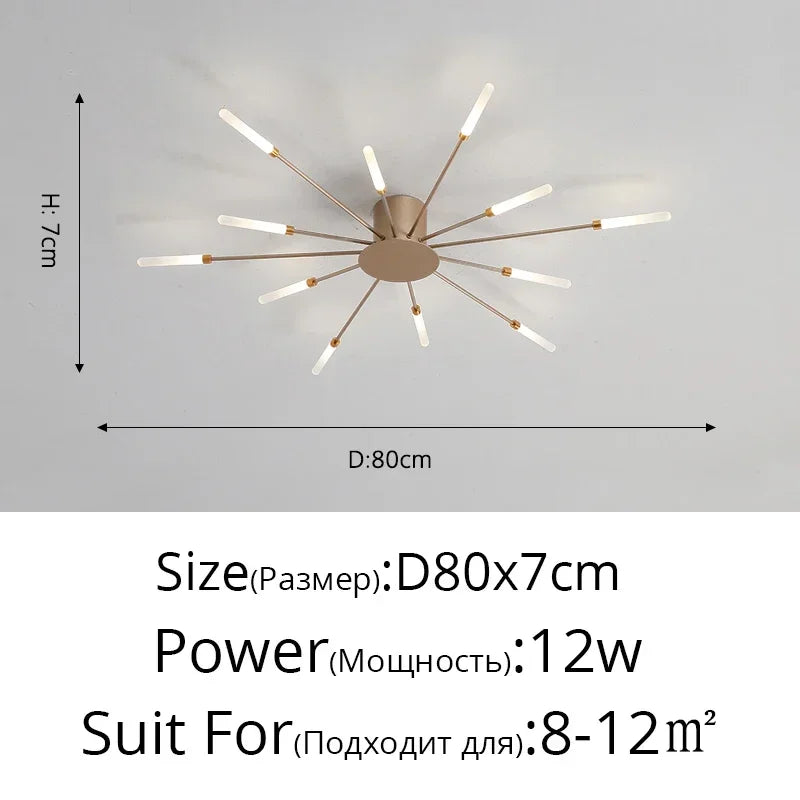 Modern Minimalist LED Chandelier Pendant Light
