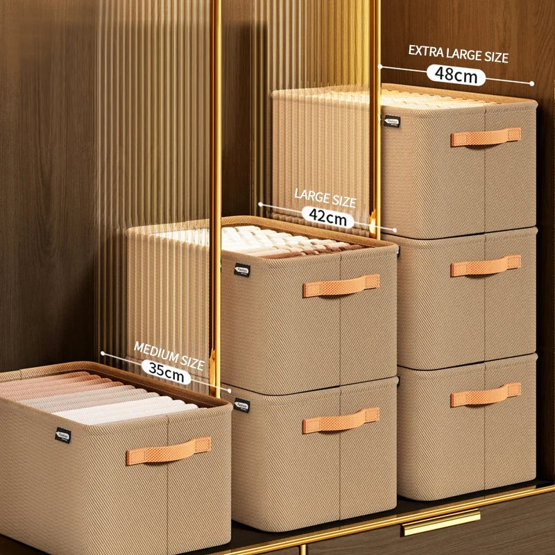 Thick Foldable Clothes Organizer Storage Box