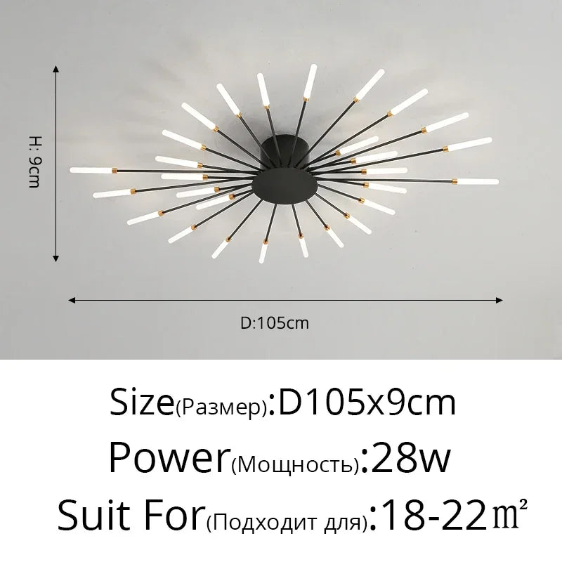 Modern Minimalist LED Chandelier Pendant Light