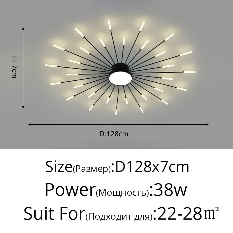 Modern Minimalist LED Chandelier Pendant Light