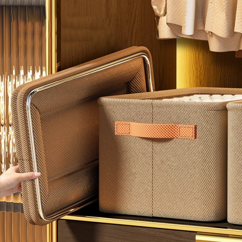 Thick Foldable Clothes Organizer Storage Box