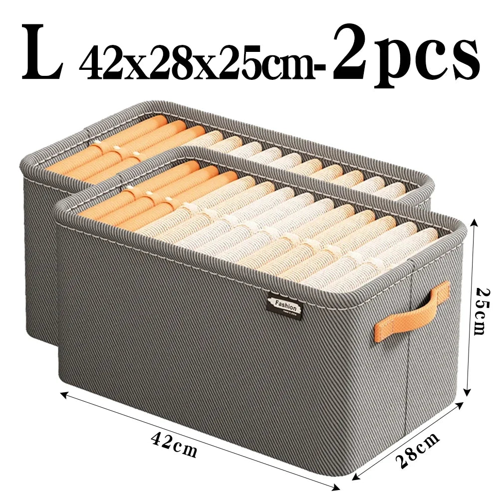 Thick Foldable Clothes Organizer Storage Box