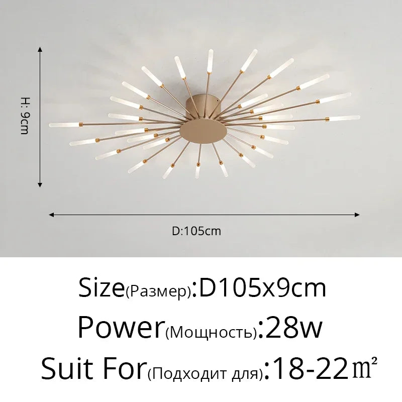 Modern Minimalist LED Chandelier Pendant Light