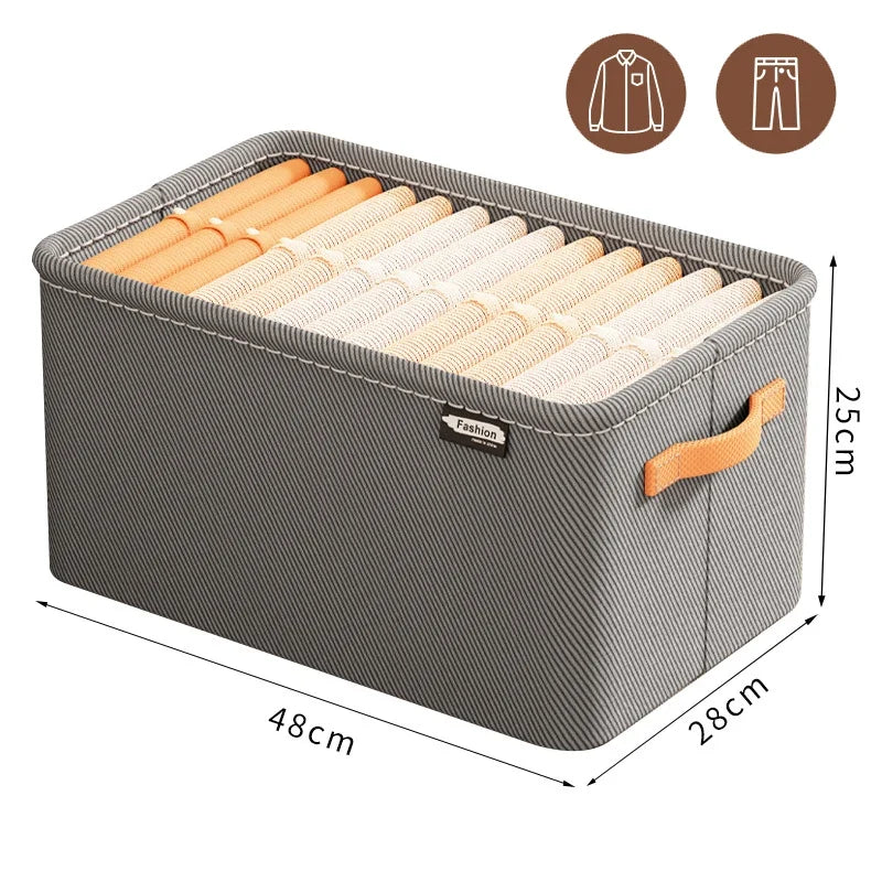 Thick Foldable Clothes Organizer Storage Box