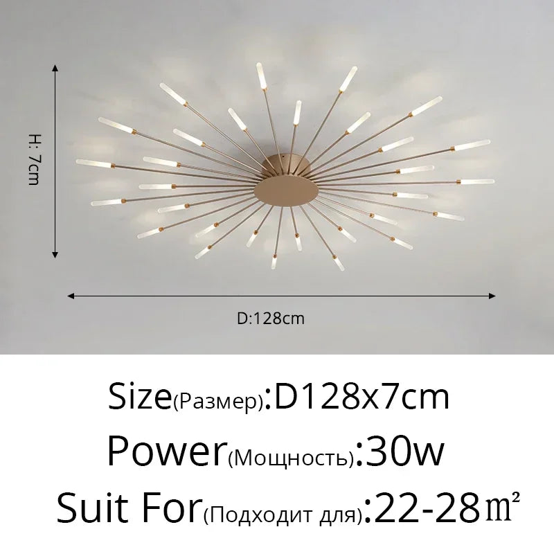 Modern Minimalist LED Chandelier Pendant Light