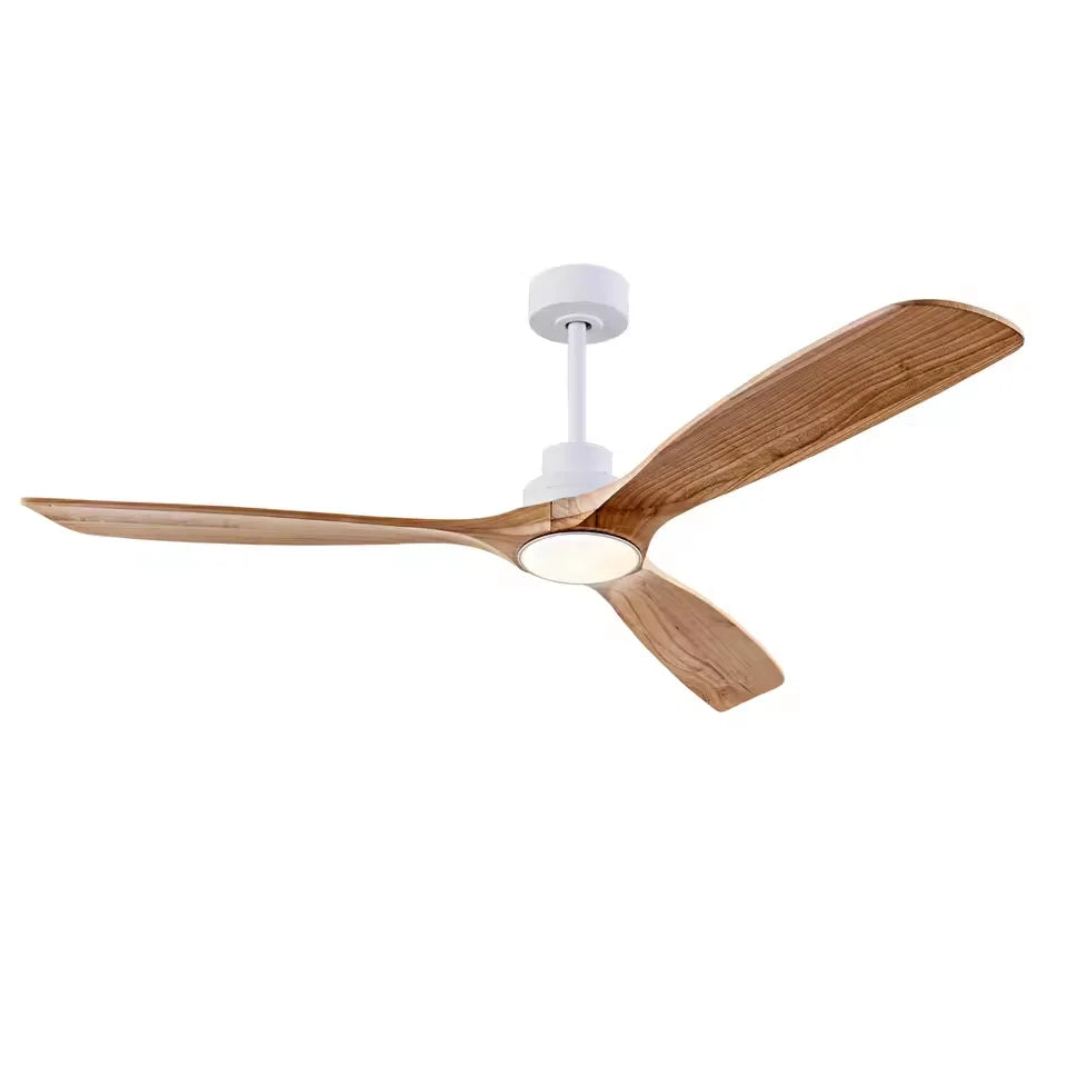 Wood Ceiling Fan with Lights and Remote, 42 52 60 Inch