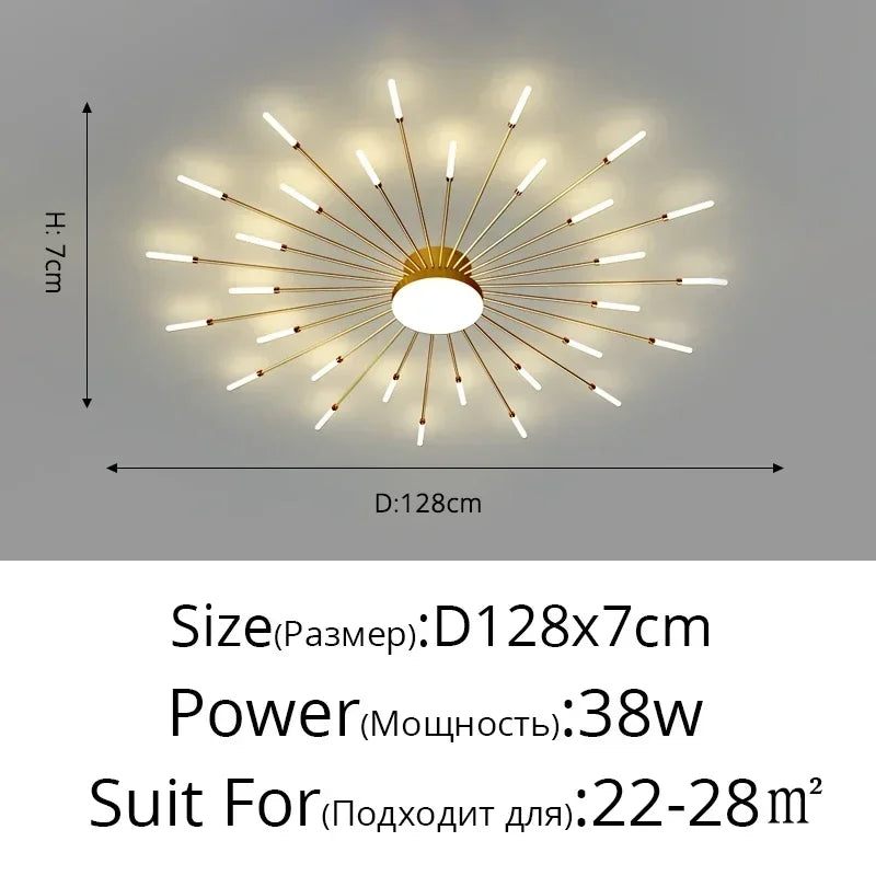 Modern Minimalist LED Chandelier Pendant Light
