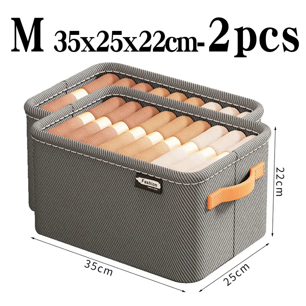 Thick Foldable Clothes Organizer Storage Box