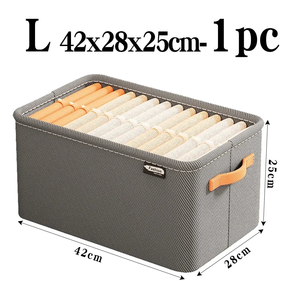 Thick Foldable Clothes Organizer Storage Box