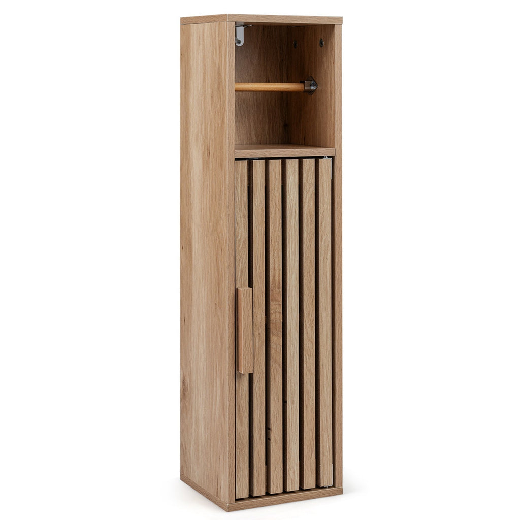 Slim Freestanding Bathroom Cabinet with Door