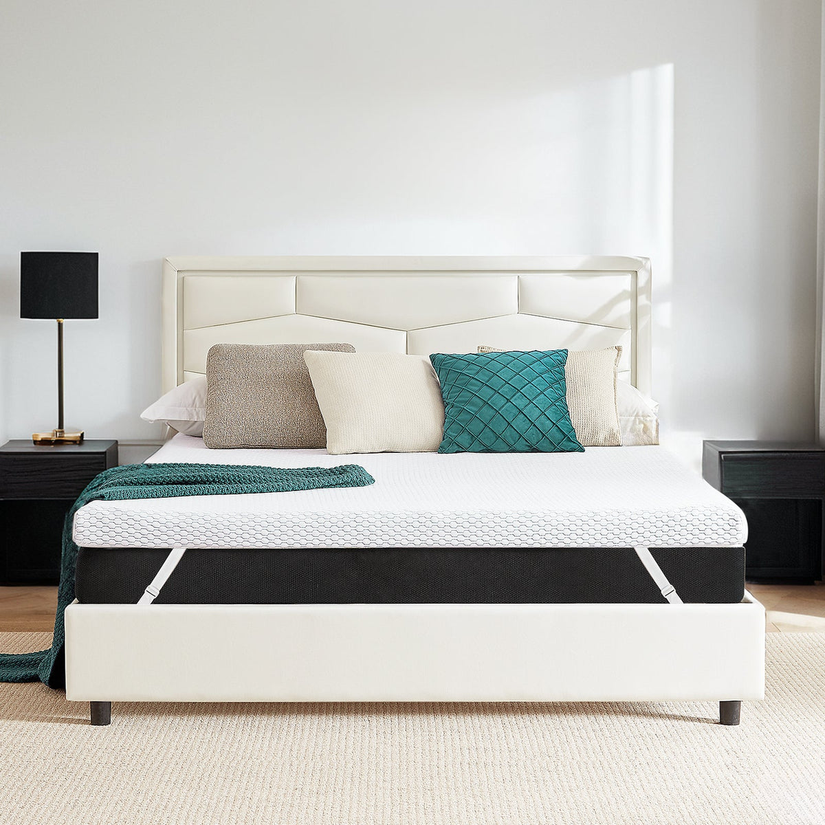 7-Zone 3 Inch Cooling Gel Memory Foam Topper